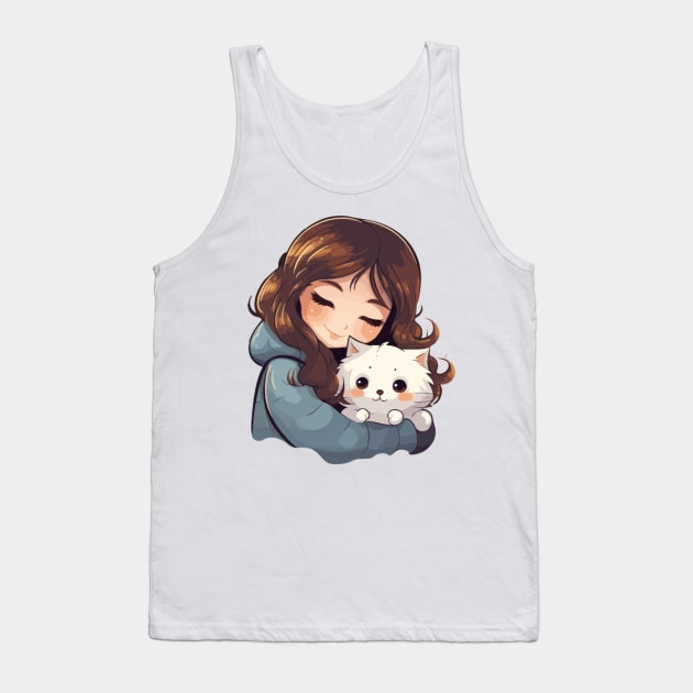 cat owner Tank Top by Nahlaborne